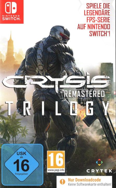 Actual product image Crytek Crysis Remastered Trilogy (Code in a Box) (Switch, DE)