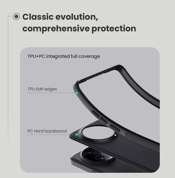 Actual product image Xiaomi Back panel cover - Nillkin Super Frosted PRO Back Cover for Poco F7 Ultra Black (Xiaomi Poco F7 Ultra)