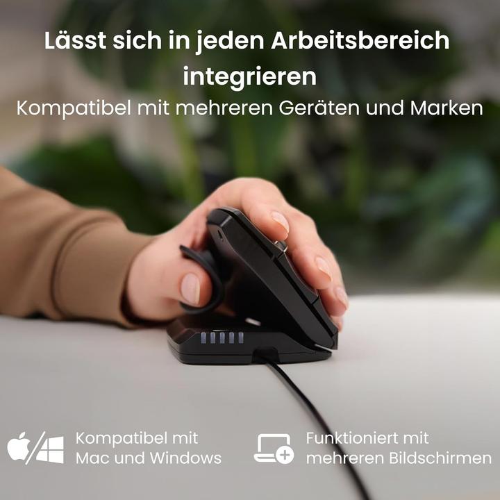 Immagine prodotto Contour UniMouse cablato per mancini nero (Cablato)