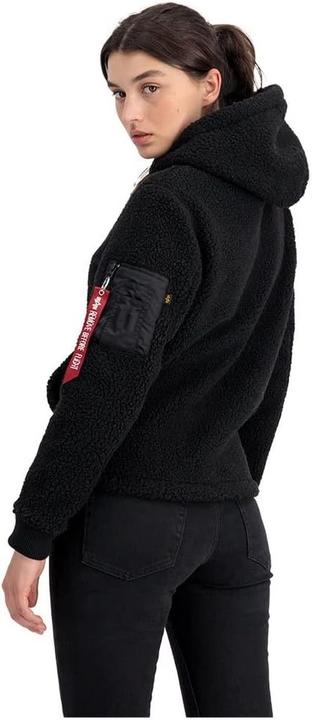 Produktbild Alpha Industries Felpa con Cappuccio Sherpa e Tasca con Cerniera (S)
