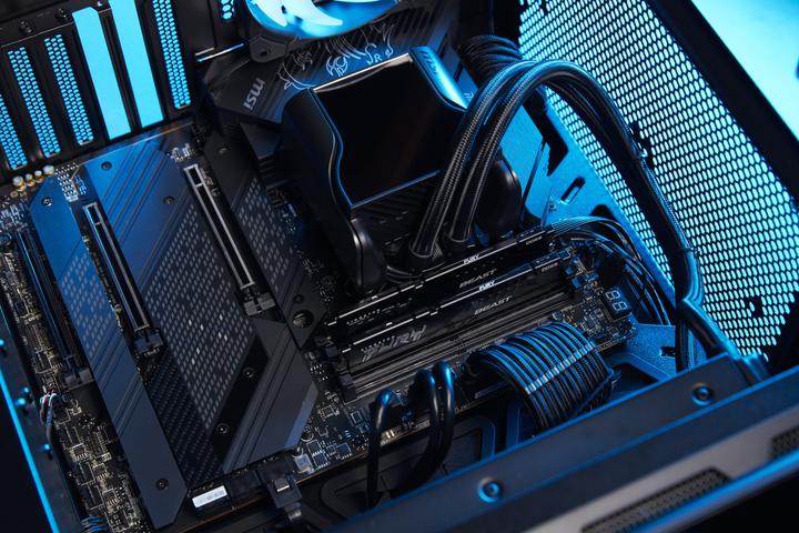 Actual product image Kingston Fury Beast (2 x 8GB, 6000 MHz, DDR5-RAM, DIMM)