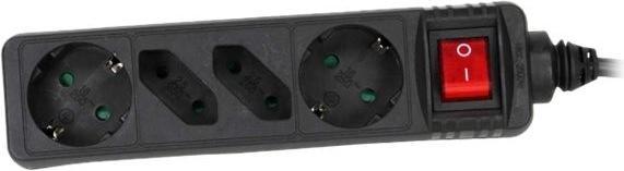 Immagine prodotto InLine Striscia di presa (4x, CEE 7/3, 5 m)