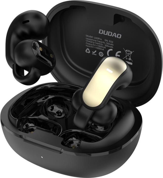 Actual product image Dudao U20 Pro TWS Bluetooth kabellose Kopfhörer - schwarz (No noise cancellation, 50 h, Wireless)