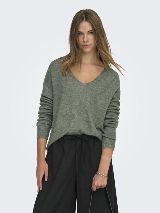Actual product image JdY V-neck knit sweater (L)