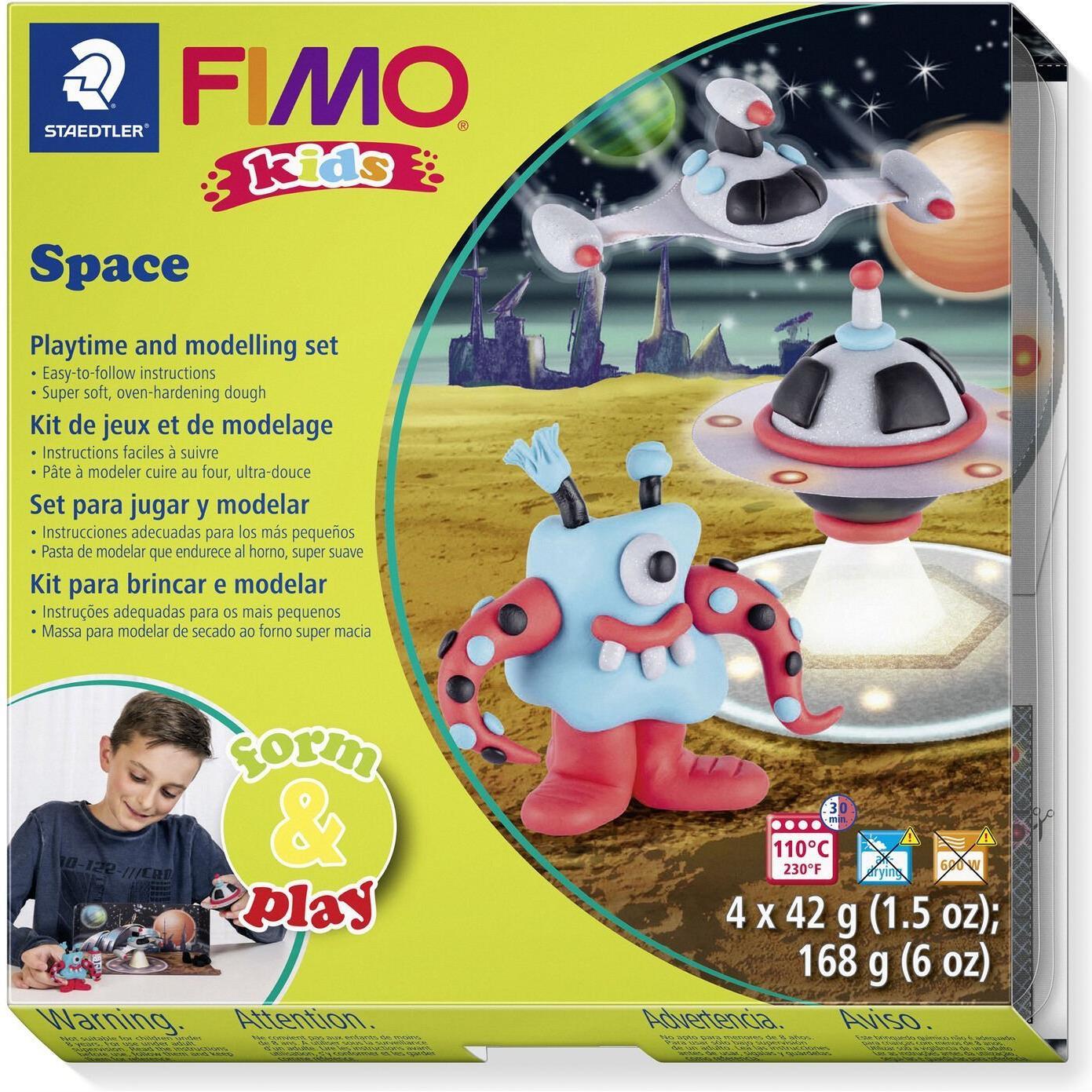 Thumbnail - Fimo - Kids Form & Play Set - Space (8034 17 LZ)