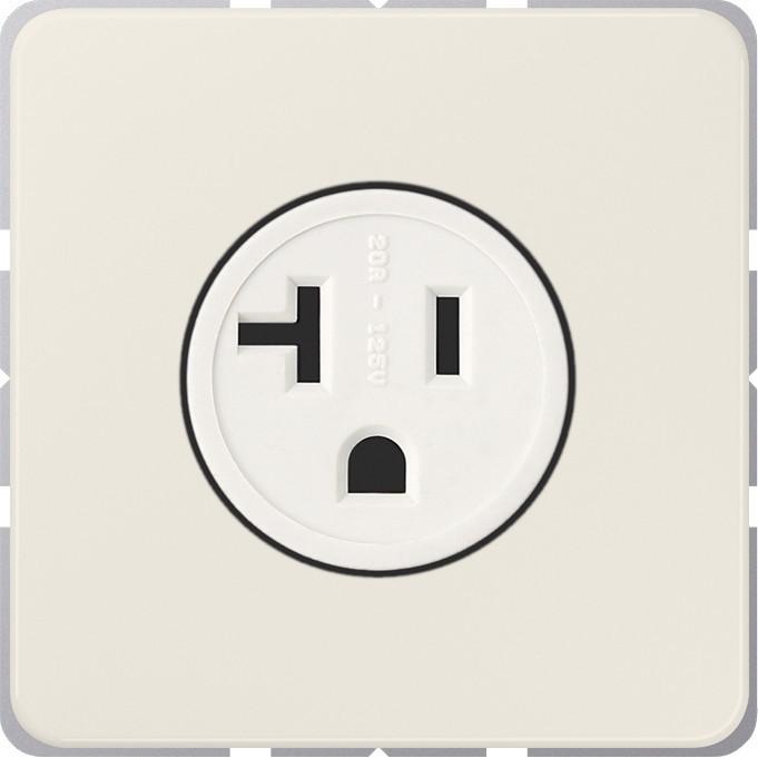 JUNG, Steckdose, Steckdose 1f cws glz CD UP IP20 ZP NEMA CD521-20