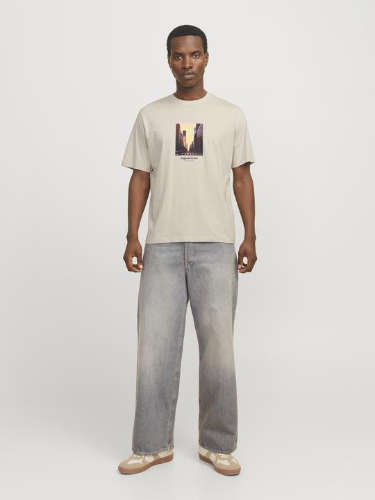 Actual product image Jack & Jones Jorvesterbro Picture Tee Ss Crew Neck Sn (M)