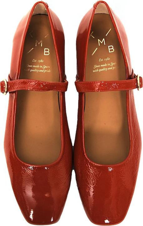 Actual product image Kmb Mary Jane Ballerina Brown (40)