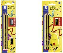 Actual product image Staedtler Noris Jubiläum pencil set, blister card The Noris brand celebrates 120 years! (2 mm, HB, 3x)