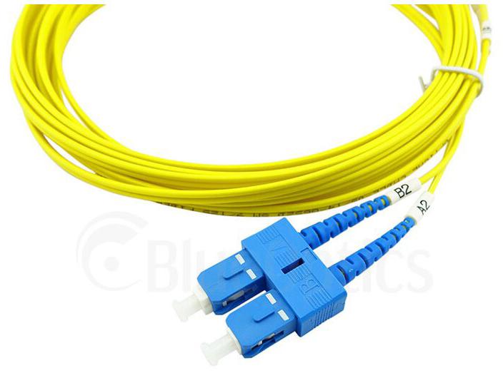 Produktbild BlueOptics CAB-SMF-LC-SC-15 kompatibles LC-SC Singlemode Patchkabel 15 Meter (15 m)