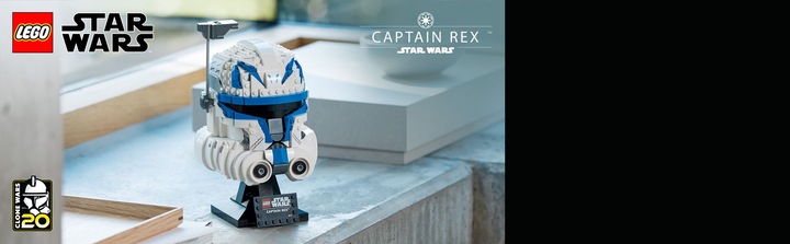 Actual product image LEGO Captain Rex Helmet (75349, LEGO Star Wars)