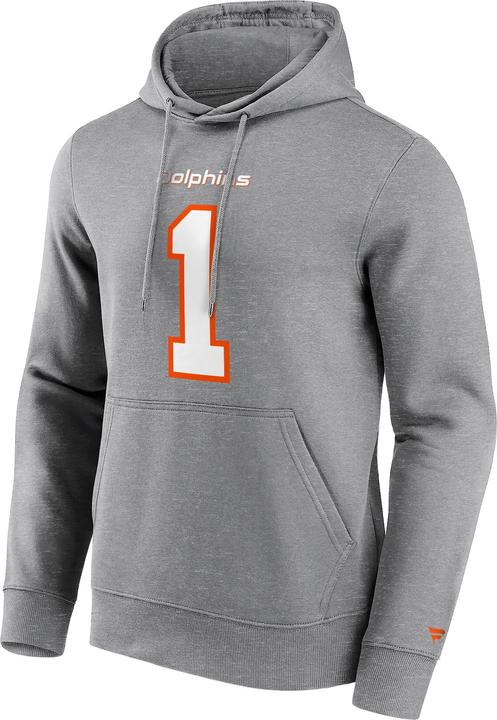 Actual product image Fanatics Miami Dolphins Grahpic Hoodie Tagovailoa 1 L (L)