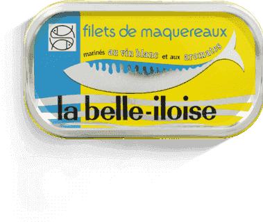 la belle-iloise Filet de maquereau au vin blanc (118 g)