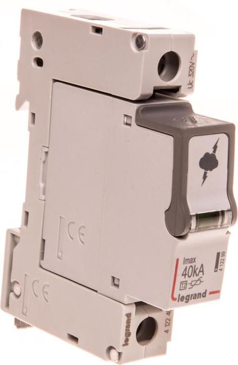 Immagine prodotto Legrand 412240 Scaricatore di sovratensione SPD T2 40KA 1P 1M