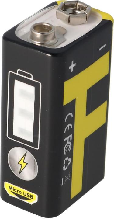 Produktbild Trustfire 9V-Block mit USB Ladefunktion (1 Stk., 9V Block, 550 mAh)