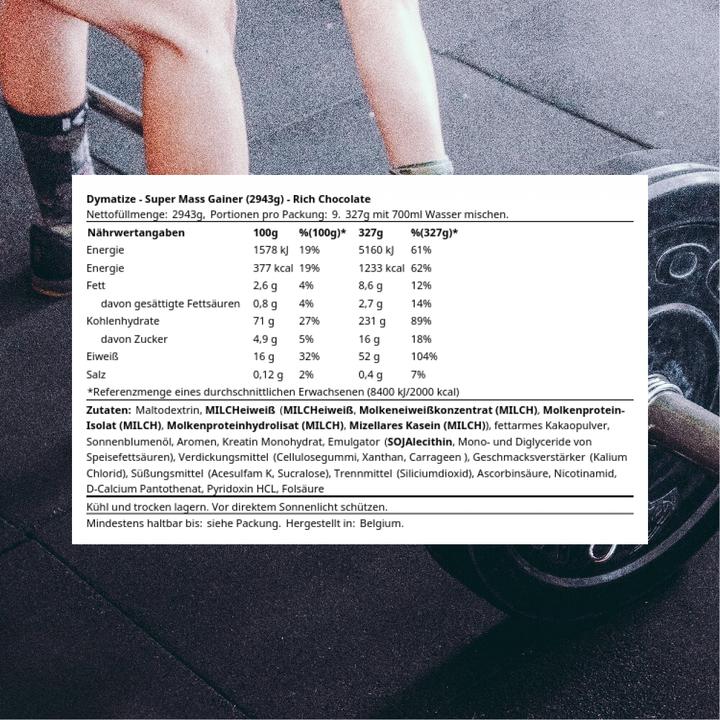 Actual product image Dymatize Super Mass Gainer Chocolate (Chocolate, 1 x, 2943 g)