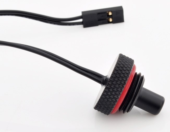 Actual product image Bitspower Sealing plug with temperature sensor G1/4 inch IT