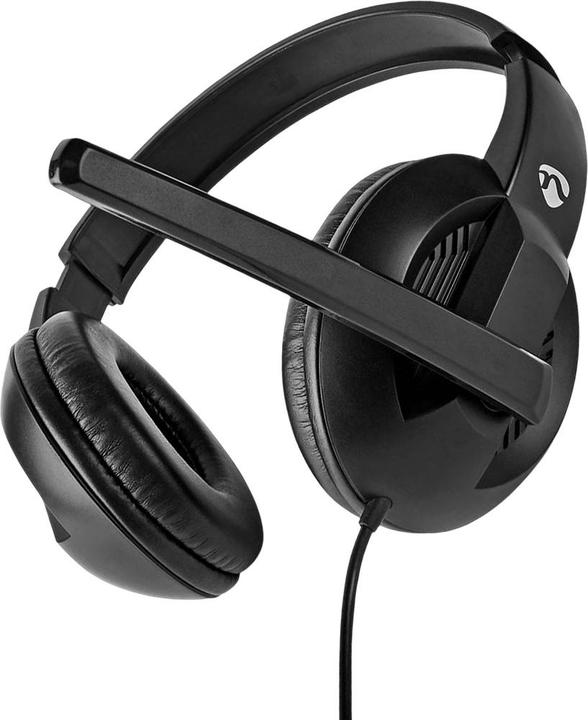 Immagine prodotto Nedis Cuffie per PC Over-Ear - Nero (Cablato, USB-A, Team Microsoft, Zoom)