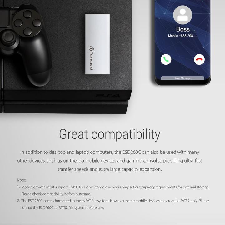 Produktbild Transcend ESD260C (1 TB)