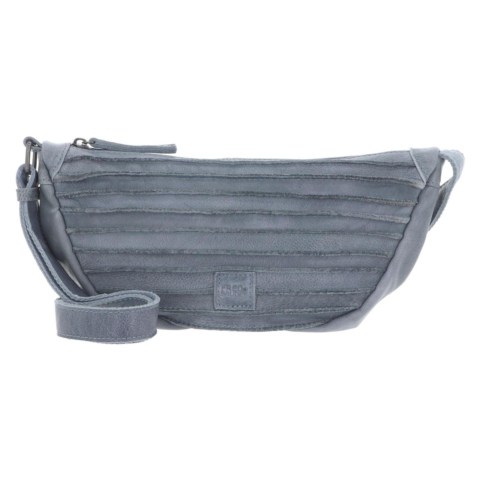 FredsBruder, Damen, Handtasche, Riffel Halfmoon Bag, Blau