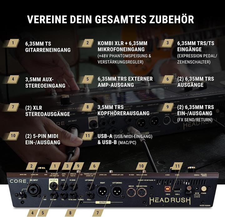 Image du produit Headrush Core (Amplificateur)