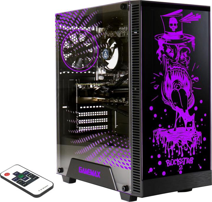 GameMax Rockstar 7588 Ryzen 7 5700X 32GB 1TB SSD RTX 5060 (AMD Ryzen 7 5700X, 32.77 GB, 1000 GB, GeForce RTX 5060)