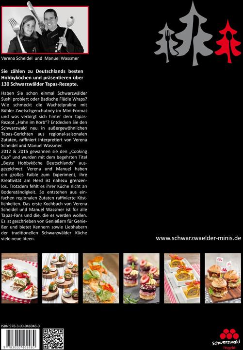 Produktbild Schwarzwälder Tapas - Das Kochbuch (Deutsch, Manuel Wassmer, Verena Scheidel, 2014)