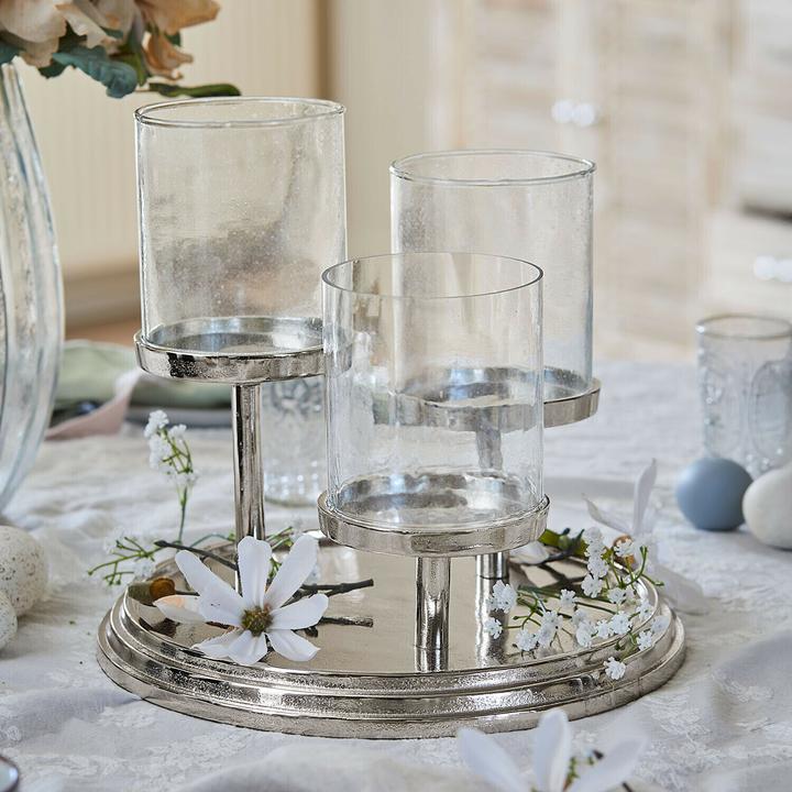 Immagine prodotto Loberon Kerzentablett Morive silber