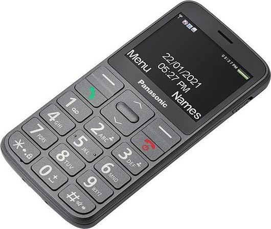 Actual product image Panasonic KX-TU160 Easy Use Mobile Phone Pilkas, 2.4 ", TFT-LCD, 240 x 320, USB version USB-C, Built-in camera (32 GB, Grey, 2.40", Single SIM, 0.30 Mpx)