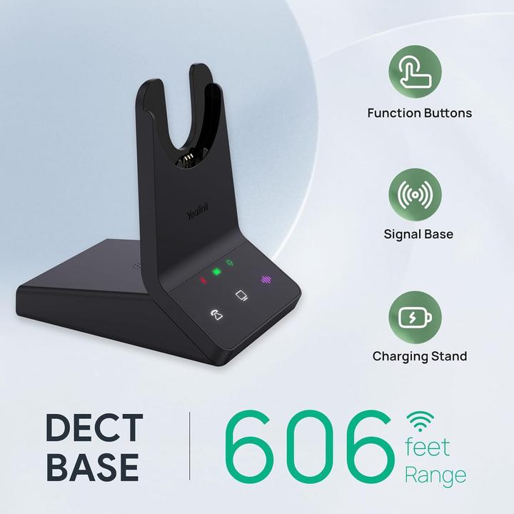 Actual product image Yealink Kabelloses Mono-Headset WH64 (Wireless, USB-C)