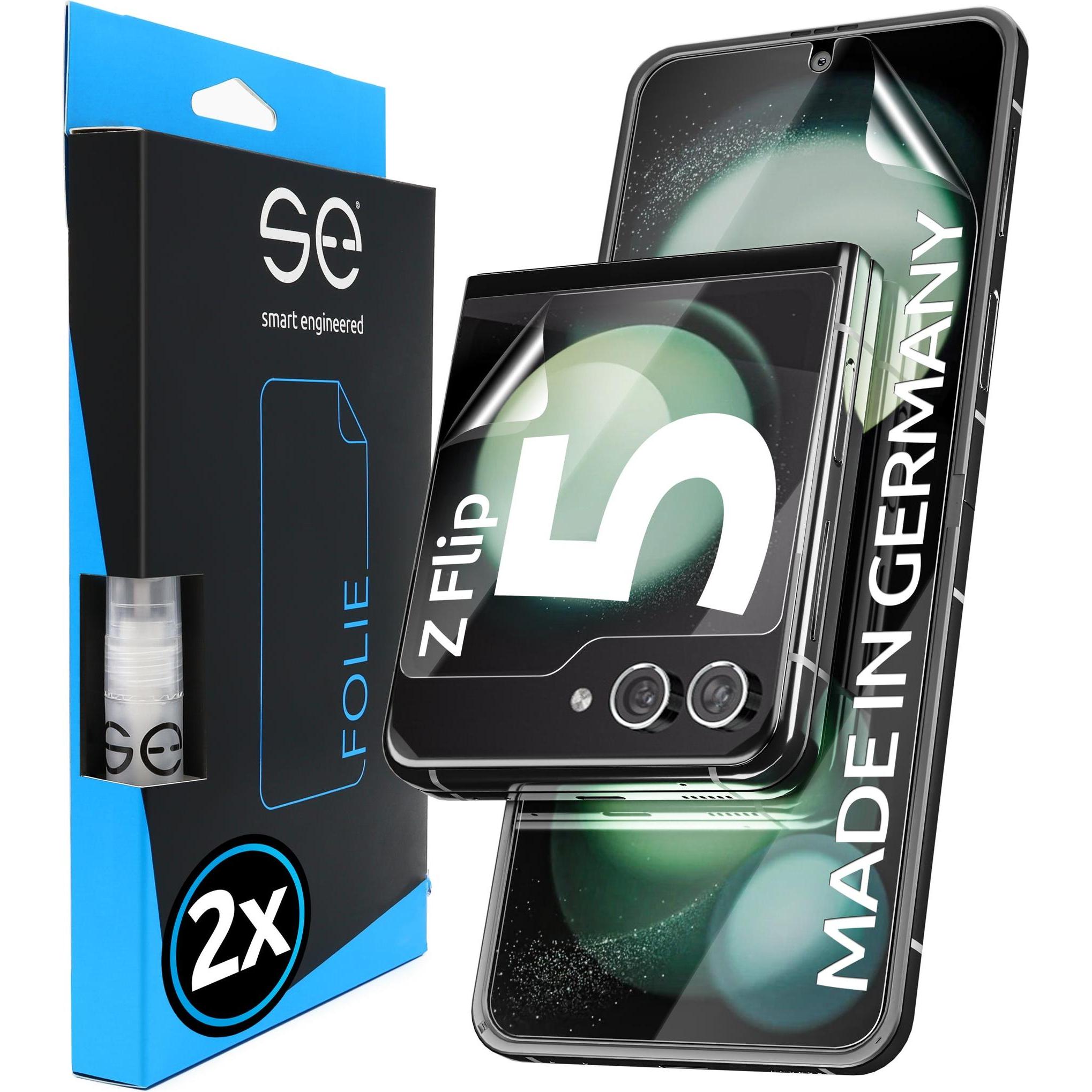 Smart Engineered se 3D Schutzfolie Samsung Galaxy Z Flip 5 (2 Stück) (2 Stück, Samsung Galaxy S21), Smartphone Schutzfol...