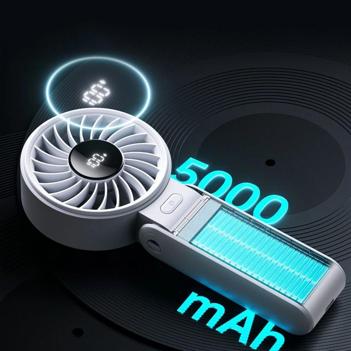 Immagine prodotto Jisulife Mini wentylator Handheld Fan Life7 3600mAh przenośny wiatraczek USB - szary
