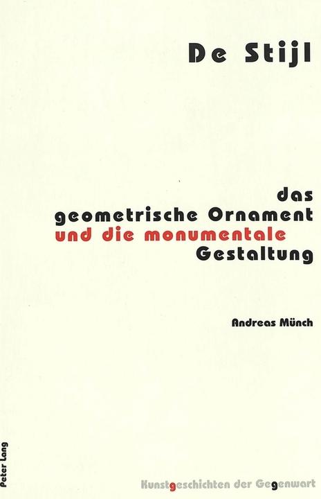 Produktbild De Stijl (Deutsch, Andreas Münch, 2003)