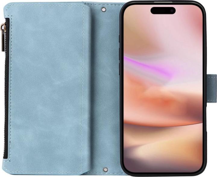 Actual product image Cover-Discount iPhone 16 Plus - Wallet case with lanyard (Apple iPhone 16 Plus)