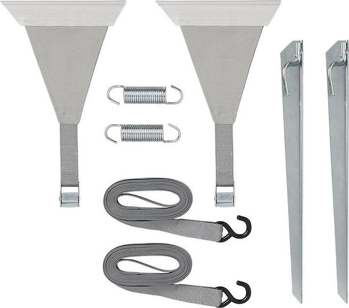 Actual product image ProPlus Storm bracing set 2x4.8M with keder fastening for awning rail