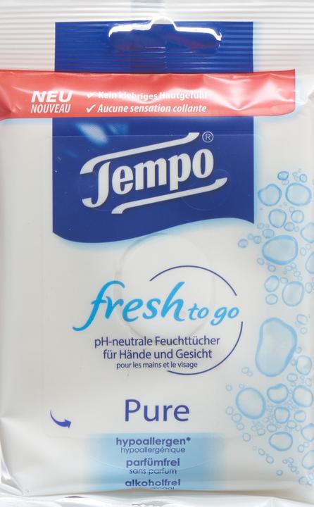 Produktbild Tempo Fresh to go Pure (10 Stück)