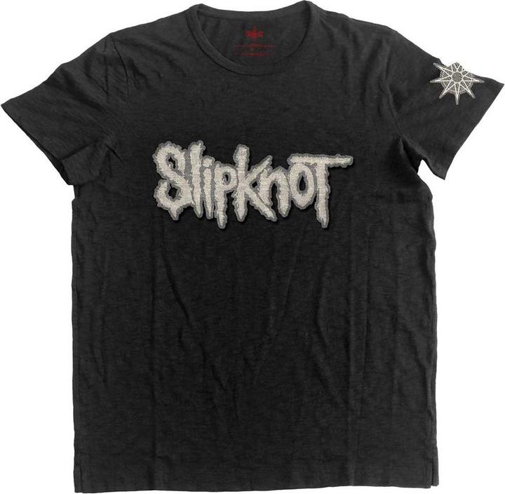 Slipknot Logo & Star Applique Slub