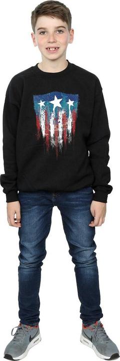 Produktbild Captain America Flag Shield Sweatshirt Jungen (116)