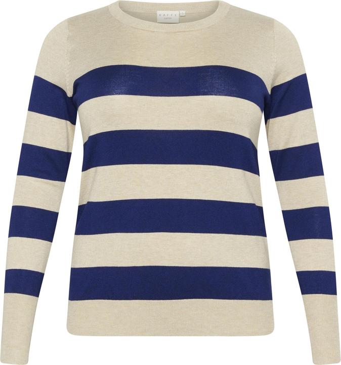 Azzurro, striscia grigio piuma mel.