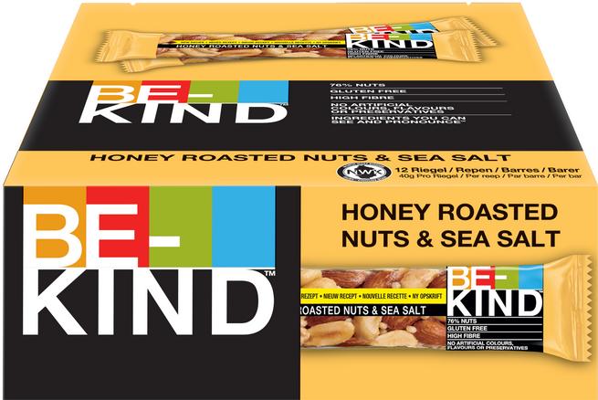 Produktbild Be-Kind Honey Roasted Nuts und Sea Salt (12 Stk., 480 g)