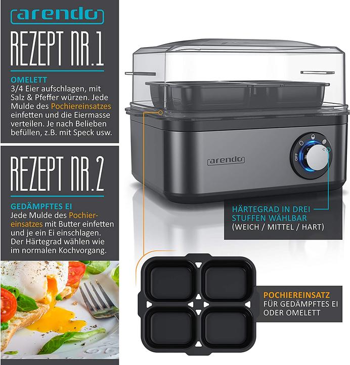 Produktbild Arendo Eierkocher Edelstah