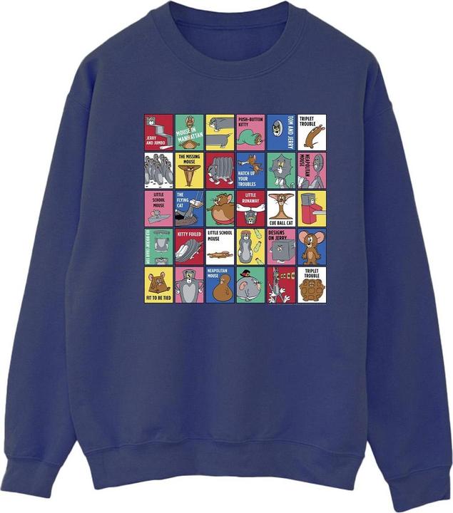 Immagine prodotto Tom & Jerry Grid Squares Felpa Donna (M)