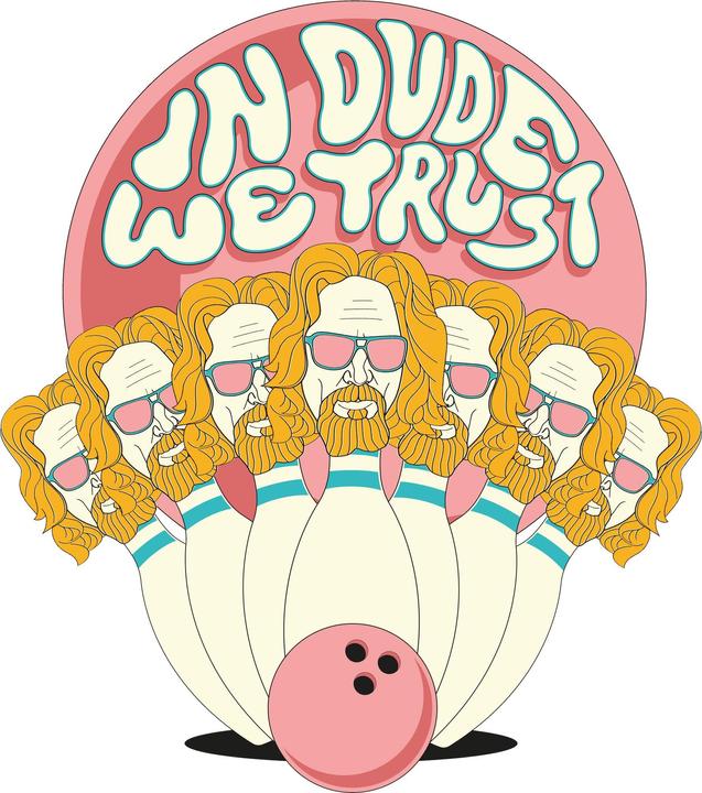 Produktbild The Big Lebowski In Dude We Trust Kapuzenpullover (L)