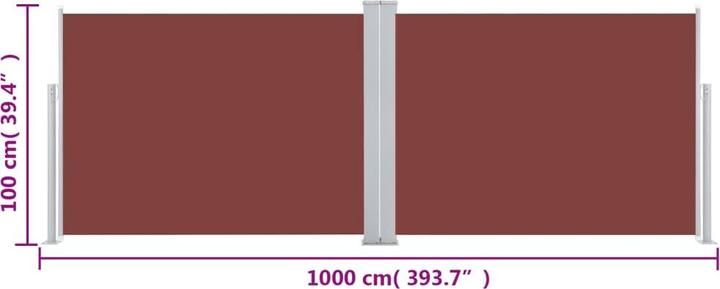 Produktbild vidaXL Garten Sichtschutz (10 m)