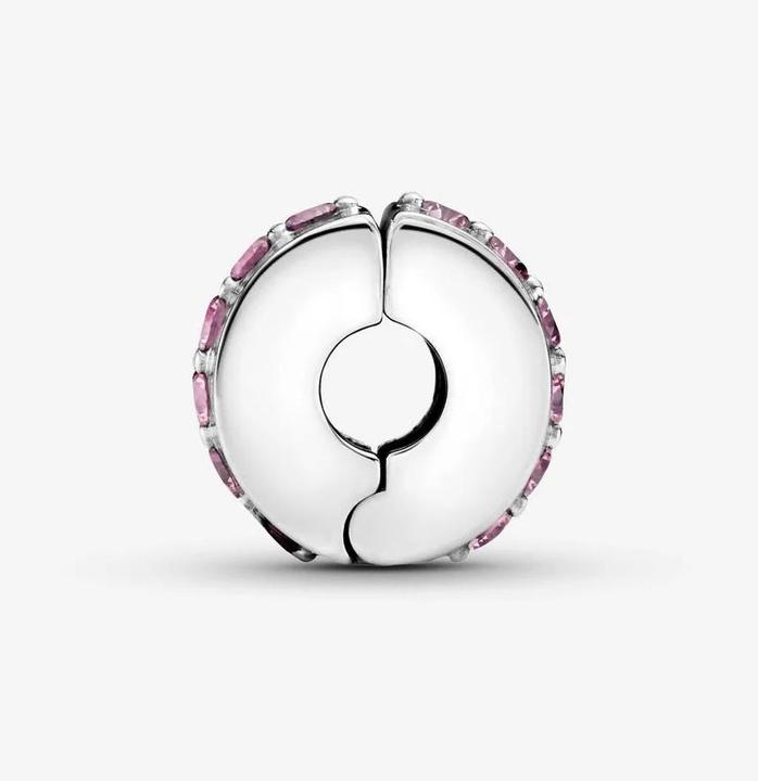 Immagine prodotto Pandora Charms/perline rosa che brillano sul sentiero (1.06 cm, Argento)