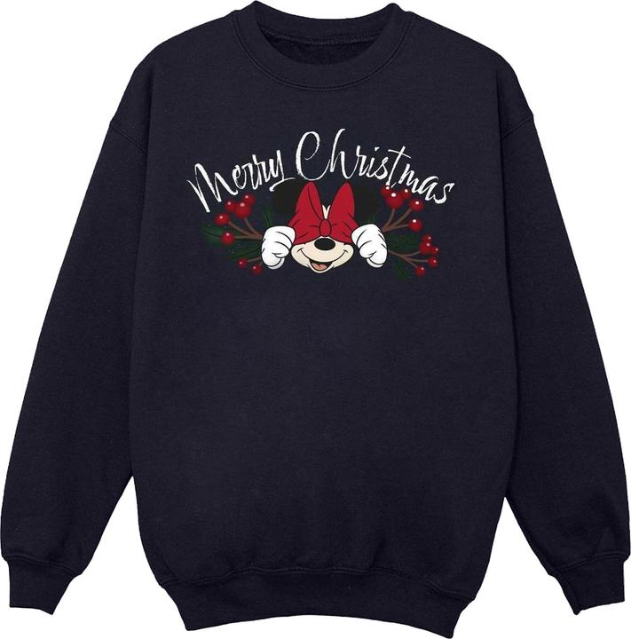 Produktbild Disney Minnie Mouse Christmas Holly Sweatshirt Mädchen (104)