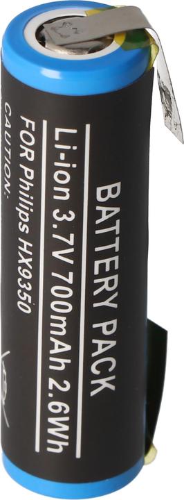 Actual product image AccuCell Akku Philips Sonicare Diamond Clean HX9340 (1 pcs., Device specific, 700 mAh, Battery + charger)