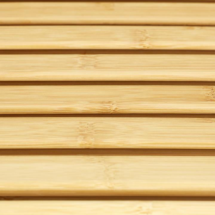 Actual product image Relaxdays Bamboo Bathroom Stool