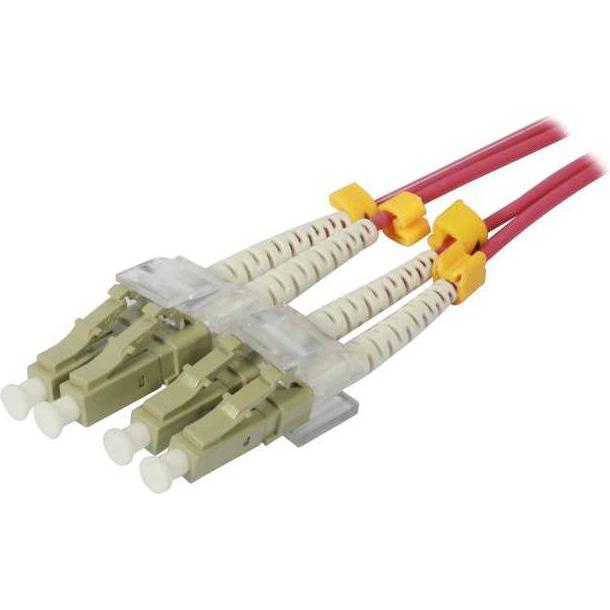 Synergy 21 LWL-2-Faser-Patchk. 3mtr.LC-LC 50/125um OM4 AD 2mm (CAT6, 3 m), Netzwerkkabel