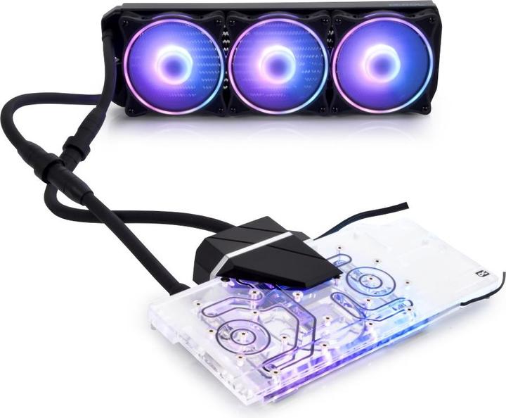 Actual product image Alphacool Eiswolf 2 GPU AIO 360mm Radeon RX 6800XT/6900XT Nitro+ with backplate